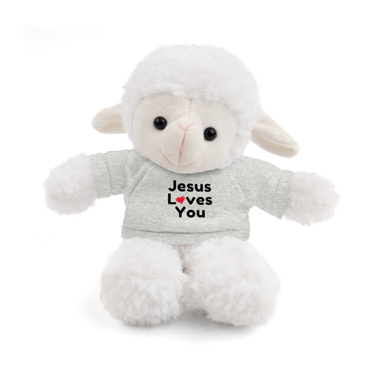 Jesus Loves You Plush Toy with Tee - Faith-inspired Stuffed Animal Gift