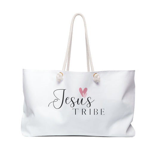 Jesus Tribe Weekender Bag - Stylish & Spacious Christian Travel Companion, Duffel Bag, Beach Bag, Gift for Her, Christian Gift